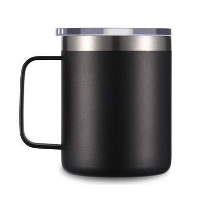 China Sustainable Insulated Tumbler Cup , Travel Coffee 304 Stainless Steel Double Wall Vacuum Mug With Handle for sale