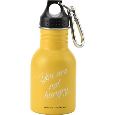 China Sustainable Single Wall Stainless Steel Water Bottle Sports Bottle With Handle And Straw For School Children Use for sale