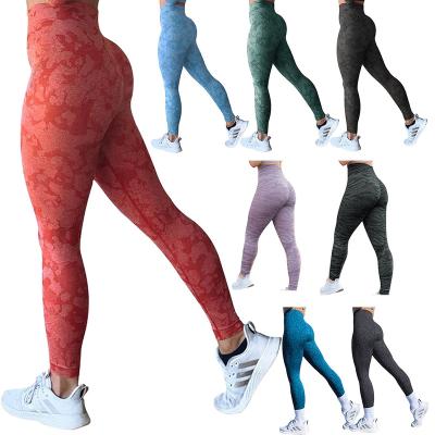 China Distress Buying Reversible Gym Anti Bacterial Yoga Leggings Sweat Wicking Solid Color Can Be Customized Pantone Tpx for sale