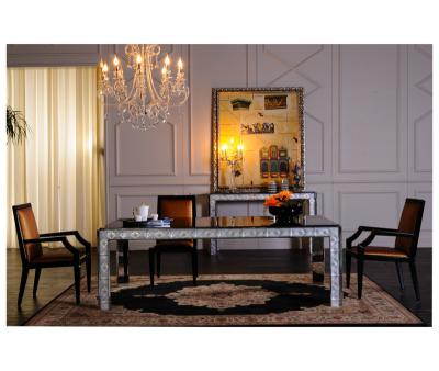 China (Size)Adjustable Luxury Marble Dining Table Sets Living Room Round Dining Table Furniture Glass Dining Table for sale