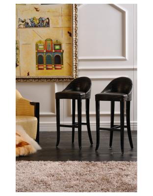 China Contemporary High Quality Modern Industrial Wood Fabric Velvet Hot Sale Bar Stool High Chair for sale