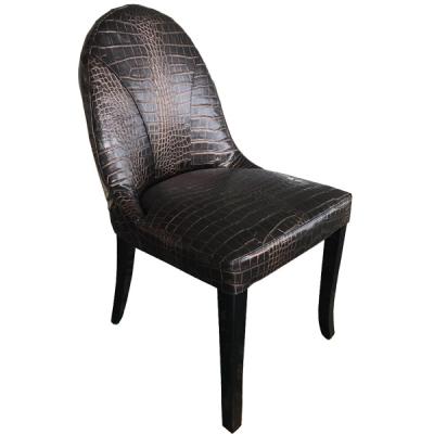 China Solid Wood Leather Dining Chair Birch Wood Frame Solid Chairs For Dining Room From JL&C Furniture for sale