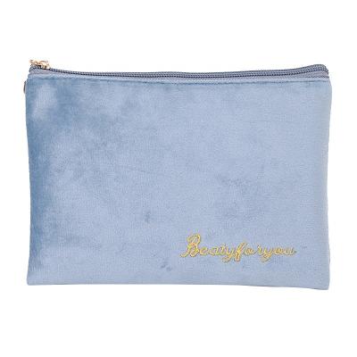 China Lady Wholesale Eco-Friendly Velvet Cosmetic Bag Makeup Storage, ISO Certificate Small Carry Bag for Mobile Phones and Cosmetics^ for sale