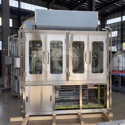 China Fully Automatic Beverage Lube Oil Filling Machine Line / Lube Oil Bottling Plant for sale