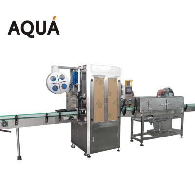 China Automatic Beverage PVC Sleeve Shrink Labeling Machine / Label Applicator for sale