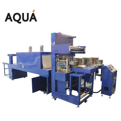 China Packing Beverage Bottled L Type Linear Type Packing Machine Fully Automatic Shrink Wrap Packing Machine / PE Film for sale