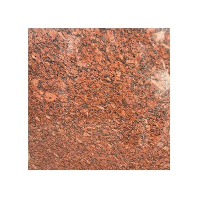 China Modern Maple Red Color Polished Exterior Granite Stone Slabs For Flooring Countertops Wall Granite Stone for sale