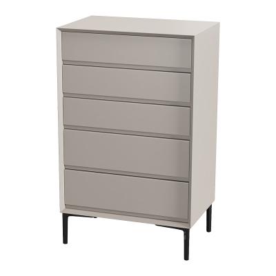 China (Other)Adjustable Drawers Bedroom Storage Cabinet Side Simple Luxury Cabinet Modern Minimalist Chest Advanced Wooden Storage Gray Game Cabinet for sale