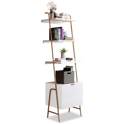 China Adjustable (Height) Book Shelves Stainless Steel and Wooden Book Shelves with Modern Cabinet Style Display with Storage Fashionable Design Wholesale Savings for sale