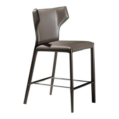 China Factory direct modern bar stool home furniture customize height kitchen iron chair restaurant bar dining chair for sale