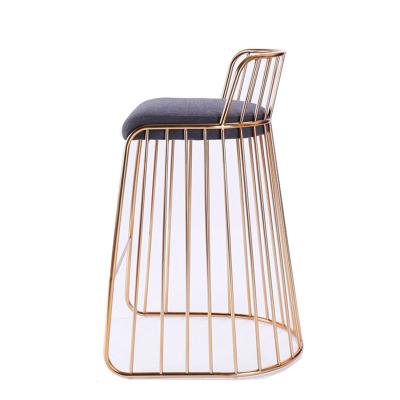 China modern commercial furniture modern stainless steel bar chair for bar box and restaurant size and color customization wholesale price for sale