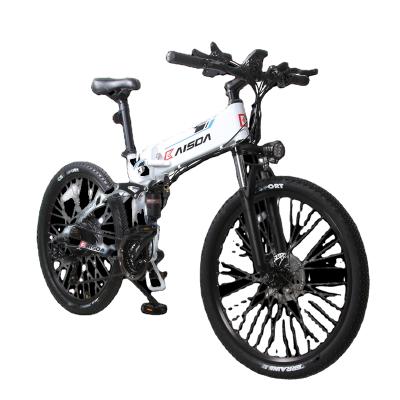 China Aluminum Alloy Performance Electric Bike Electric Mountain Folding 500w 10.4ah Electric Bike for sale