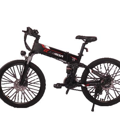 China Good Price Aluminum Alloy Folding Electric Bike Electric Mountain Folding 500w 10.4ah Electric Bike for sale