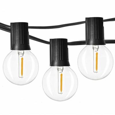 China G40 Bulb String Light Patio Bistros String Lights Outdoor Light Chain With LED Bulbs Festoon Vintage String Lights for sale