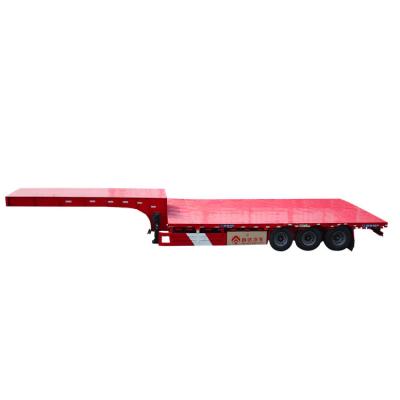 China Chinese Truck Trailer GFC9400TDP Factory 100t Equal Width Lowboy Pallet Semi-Trailer Truck for sale