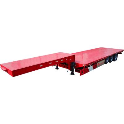 China Low Bed Truck Trailer GFC9400TDP Factory Direct Low Bed Low Bed Semi Trailer Flatbed Trucks for sale