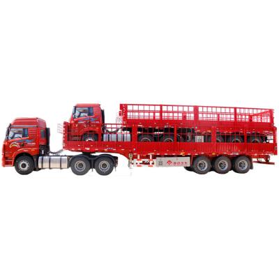 China Cheap Transport Barrier Truck Trailer GFC9402CCYE Warehouse Tractor Semi Side Trailer Trucks for sale