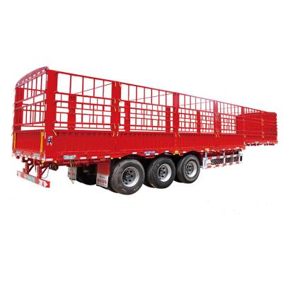 China Truck Trailer GFC9400CCYE Manufacturer Supplier 3-Axle Barrier Rollover Semi-Trailer Trucks for sale