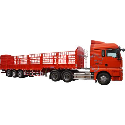 China Barrier Type Cargo Truck Trailer GFC9400CCYE List Price Tri Axle Semi-Trailers Trucks for sale