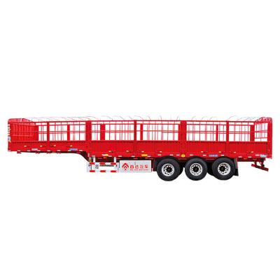 China Wholesale Truck Trailer GFC9400CCYE Good Quality 4-Axle Rail Rollover Cargo Semi Trailer Truck for sale