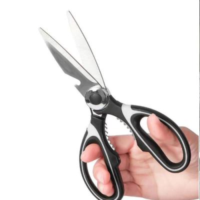 China Viable sharp kitchen shears, kitchen scissors with cover, heavy duty universal stainless steel scissors, kitchen shears for chicken, for sale