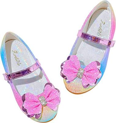 China Factory price Breathable Mary Jane shoes for child china kids girls elegant shoes wholesale sequins elegant shoes for sale