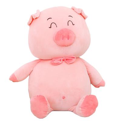 China Cute Cartoon Pig Plush Pillow Stuffed Toy Pig Girl Sleep Big With Gift Stuffed Toy for sale