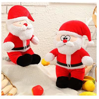 China Plush Toy Best Selling Christmas Santa Claus Funny Plush Toy Soft Stuffed Animal for sale