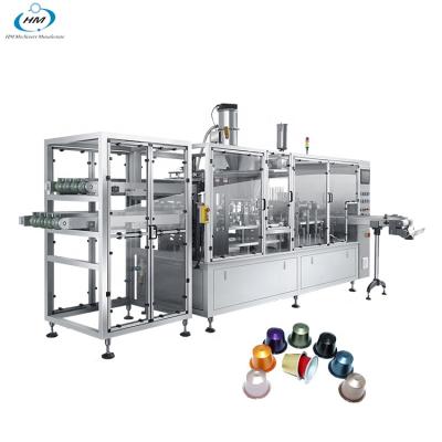 China Food 2 Lines And Nespresso Coffee Capsule Pod Filling And Making Machine for sale