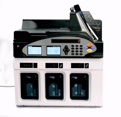 Chine Multi-currency 2+1 ECB test passed Cash Processing Equipment GA-QFJ3200 Bill Banknote Fitness Sorting Machine à vendre