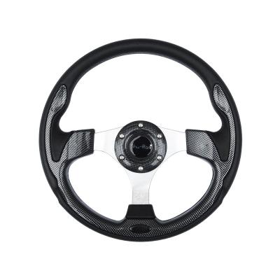 China Easy Installing PU Golf Cart Steering Wheel For Club Car, Yam, EZGO Golf Cart for sale