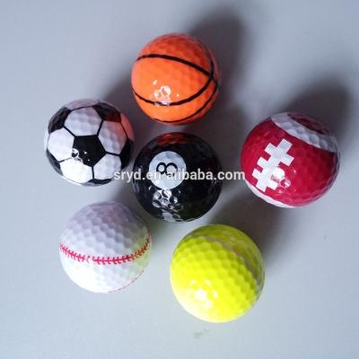 China Luxury Custom Golf Ball Golf Accessories Logo for sale