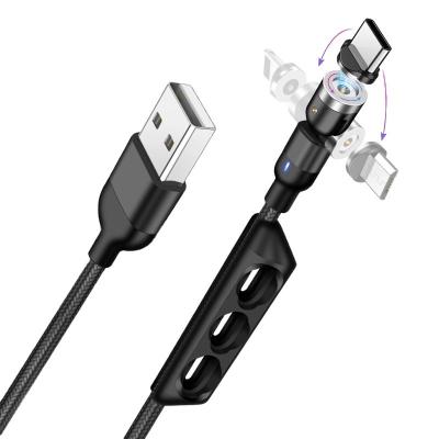 China Factory Wholesale Magnetic 3 in 1 Magnetic USB Charging Micro Type C Cable Lighting Phone Accessories Fast Charging Magnetic USB Cable for sale