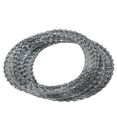 China Protection Performance Bto-22 Hot Dipped Galvanized Concertina Razor Barbed Wire for sale