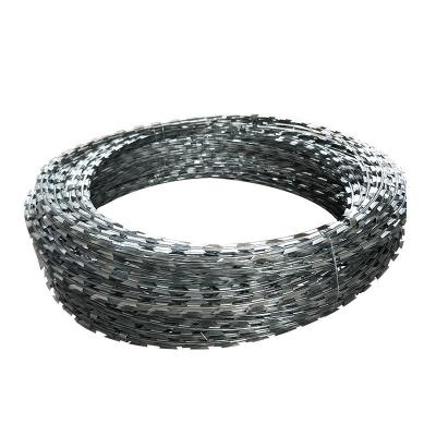 China High Quality Hot Dip Galvanized Protection Performance Razor Bto22 Concertina Barbed Wire for sale