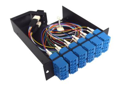 China High Density 12 SC Connector MPO Cassette Patch Panel For Cable Wiring System for sale