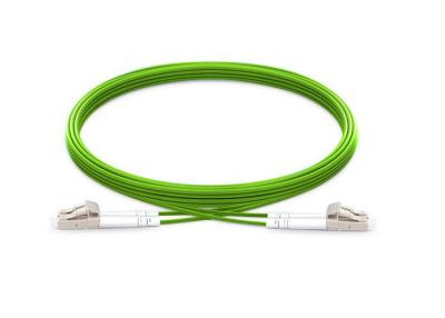 China 100G OM5 50 / 125 Wide Band Multimode LC LC Fiber Optic Patch Cables PVC / LSZH for sale