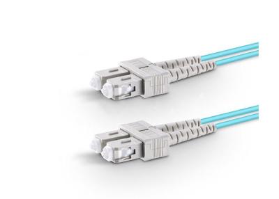 China SC-SC Duplex Fiber Optic Patch Cords Premium Quality OM3 10G 50 / 125 for sale