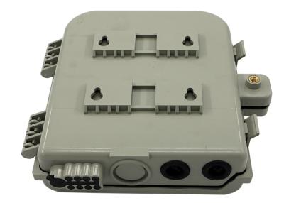 China ABS+PC 8C Fiber Optic Pole or Wall Mounted Fiber Optic Distribution Box for sale