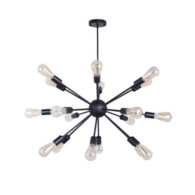 China Low Shipping Ci Steampunk Style Semi Flush Dining Room Home Ceiling Light for sale