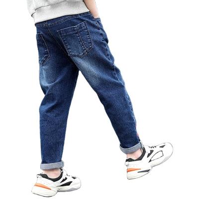 China Breathable 4-13 Years Kids Fashion Clothes Classic Denim Clothing Baby Boy Long Pants Casual Bowboy Kids Boys Jeans Pants for sale