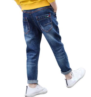 China Breathable 4-13 Years Kids Fashion Clothes Classic Denim Clothing Baby Boy Long Pants Casual Bowboy Kids Boys Jeans Pants for sale