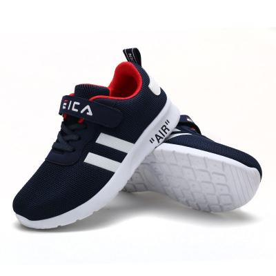 China Flat Kids Fashion Sneakers Boys Girls Mesh Tennis Breathable Sports Running Lightweight Kids Casual Walking Shoes for sale