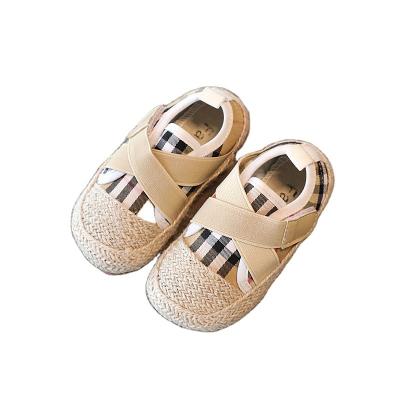 China Autumn New Children Woven Shoes Fashion Girls Flat Boys Fashion Breathable Canvas Shoes Stylish Flat Children Soft-soled Baby Shoe for sale