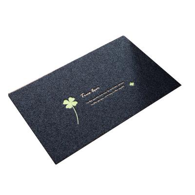 China Modern Wholesale Customized Anti Slip Resistant Embossed Waterproof Door Mat for sale