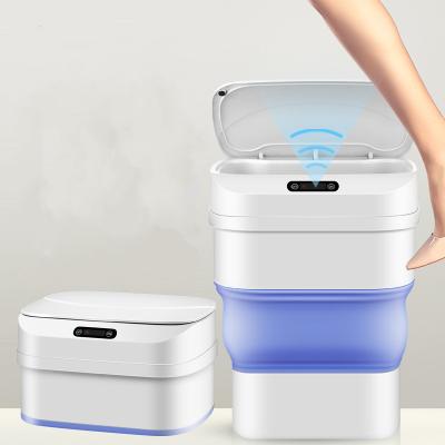 China Car Automatic Smart Kitchen Folding Sensor Sustainable Waterproof Recycling Innovative Plastic Trash Bin for sale