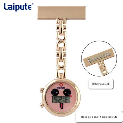 China Cute Digital Nurses Clip On Fob Watch 27mm Case Zinc Alloy Waterproof for sale