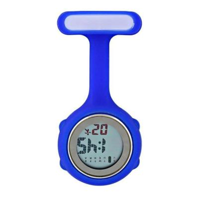 China Silicone Strap Brooch Watches For Nurses Dustproof Eco Friendly Portable Te koop