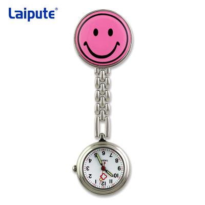 China Luminous Nurses Clip On Fob Watch Alloy Strap Cute Quartz Fob Watch for sale