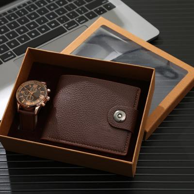 China OEM Wallet And Watch Set For Him Alloy And Leather Material Multiapplication for sale